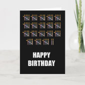 第92誕生日（ろうそくあり） カード (正面)