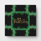 第92誕生日 フォトプラーク (正面)