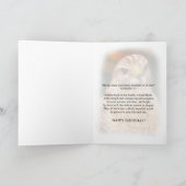 第92誕生日、赤い肩のタカ カード (内部)