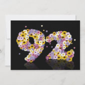 第92開花した手紙を持つ誕生会、 招待状 (正面)