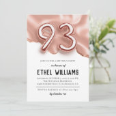 第93回誕生日パーティーの招待 招待状 (スタンド正面)