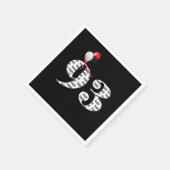 第93回誕生日パーティー風船 スタンダードカクテルナプキン (角)