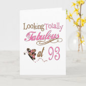 第93誕生日 カード (黄色い花)