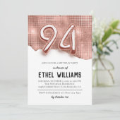 第94回誕生日パーティーへの招待 招待状 (スタンド正面)