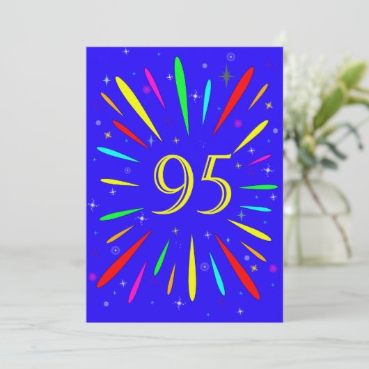 第95回バースデーパーティーの招待状の爆発 招待状 (スタンド正面)