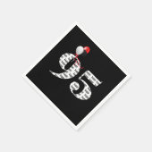 第95回誕生日パーティー風船 スタンダードカクテルナプキン (角)