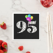 第95回誕生日パーティー風船 スタンダードカクテルナプキン (インサイチュ)