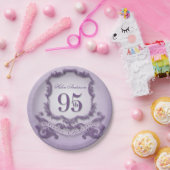 第95誕生日のカスタムによって組み立てられる紙皿 ペーパープレート (パーティー)