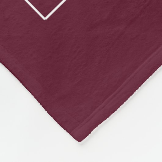 第95誕生日の世界の最も最高のですばらしいえんじ色のあずき色 フリースブランケット (角)