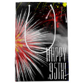 第95誕生日花火の雲の中抱き枕 ミディアムペーパーバッグ (正面)