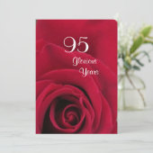 第95誕生祝い! -深く赤いバラ 招待状 (スタンド正面)