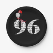 第96回誕生日パーティー風船 ペーパープレート (正面)