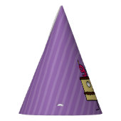 第96蝋燭が付いているお誕生日ケーキ パーティーハット (左)