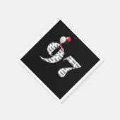 第97回誕生日パーティー風船 スタンダードカクテルナプキン (角)