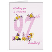 第97誕生日花飾数 (正面)