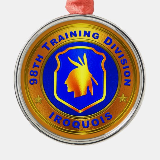 第98回トレーニング部門クリスマス メタルオーナメント (正面)
