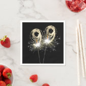 第99回バースデーパーティースパーカーズオンブラック スタンダードカクテルナプキン (インサイチュ)