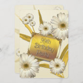 第99回バースデーパーティーデイジー 招待状 (正面/裏面)