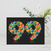 第99回バースデーパーティー、バブルとボール 招待状 (スタンド正面)