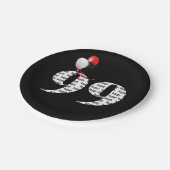 第99回誕生日パーティー風船 ペーパープレート (アングル)