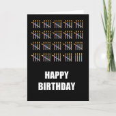 第99誕生日（ろうそく） カード (正面)