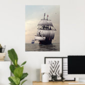 第C16フリゲート艦 ポスター (ホームオフィス)