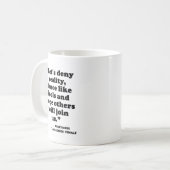 第IX号 | 愚かなコーヒーマグのようなリアリティダンスを否定 コーヒーマグカップ (正面左)