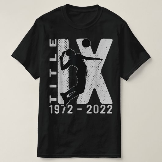 第IX章米国教育改正Vo Tシャツ (デザイン正面)