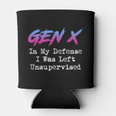 第X世代 – 私の弁護で私は監督され離れなかった 缶クーラー (裏面)