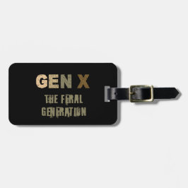 第X世代 – 鉄世代 ラゲッジタグ
