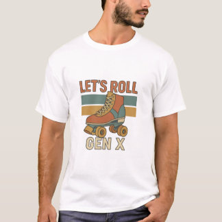 第X転がスケートTシャツ Tシャツ