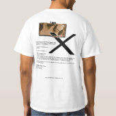 第X Penne大尉のTシャツの本の章 Tシャツ (裏面)