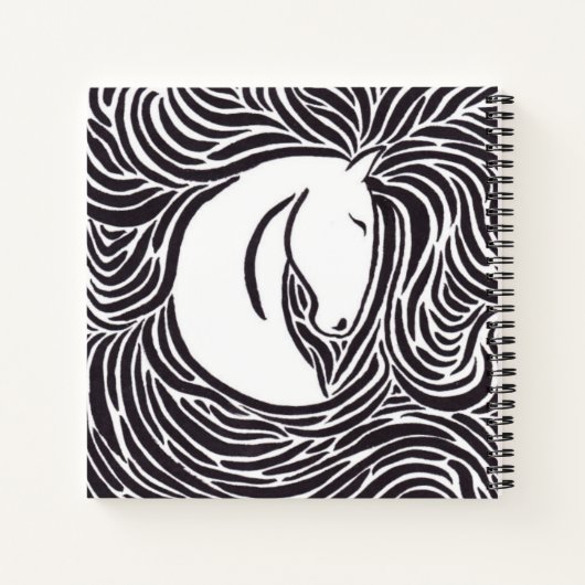 筆のペン馬 ノートブック (裏面)