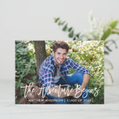 筆モダン本冒険が卒業を迎える 案内状 (スタンド正面)