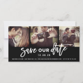 筆モダン筆書跡3枚数々の写真 セーブザデート (正面)