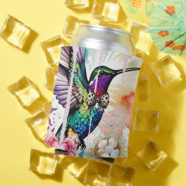 筆致鳥の芸術 缶クーラー