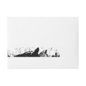 筆致10 ラップアラウンド宛名ラベル (正面)