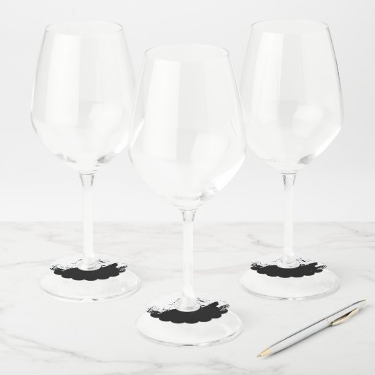 筆致10 ワイングラスタグ (セット)