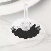 筆致10 ワイングラスタグ (クローズアップ)