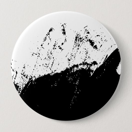 筆致10 缶バッジ (正面)