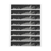 筆致2 ラップアラウンド宛名ラベル (シート)