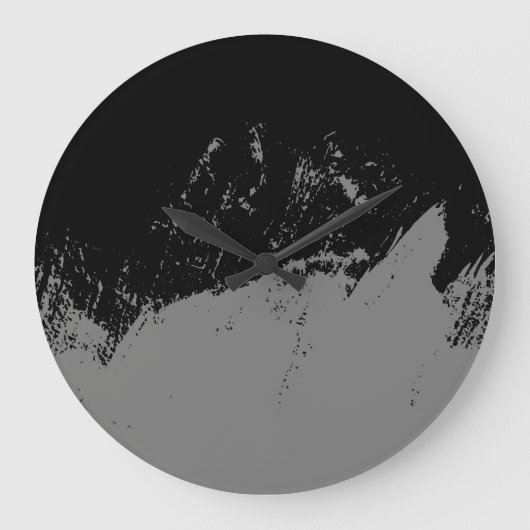 筆致2 ラージ壁時計 (正面)