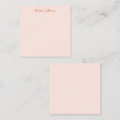 筆記体フォント名 エレガントでシンプル エンクロージャーカード (正面/裏面)