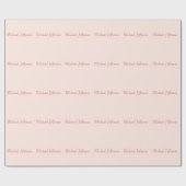 筆記体フォント名 エレガント シンプル おしゃれ ラッピングペーパー (フラット)