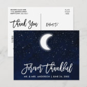 筆記体 天の愛 永遠に感謝 ポストカード (正面/裏面)