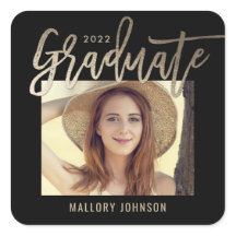 筆記具の輝き 編集可能な色 卒業シール