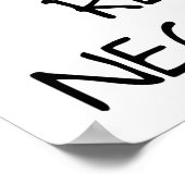 筆記用ポスタおもしろいー ポスター (角)