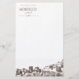 筆記用紙のモトッコ人Kasbah 便箋