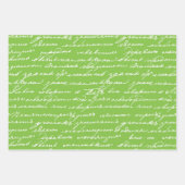 筆記筆記作家書カラフル籍 ラッピングペーパーシート (正面3)