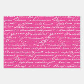 筆記筆記作家書カラフル籍 ラッピングペーパーシート (正面)